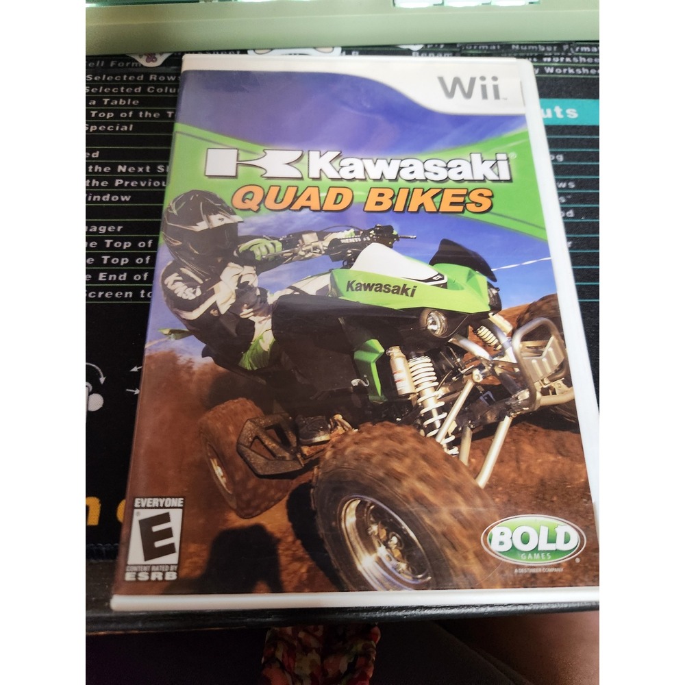 Kawasaki Quad Bikes Nintendo Wii Racing Game ATV Off-Road RVL P RQBE 2007